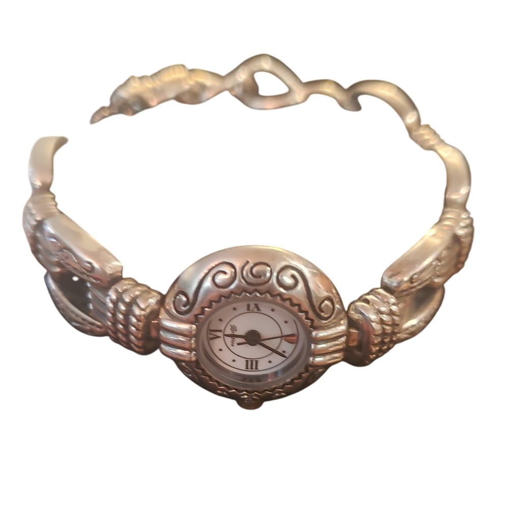 Brighton Berlin‎ Silver Tone Charm Bracelet Watch Quartz Japan Movement